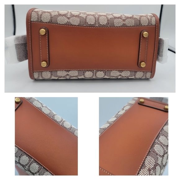 SOLD Coach Rogue 25 In Signature Textile Jacquard NEW - Picture 13 of 16